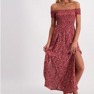 Off the shoulder summer dress